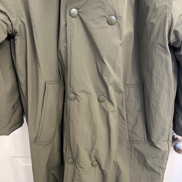 Zara Olive Green Trench Coat - Picture 13 of 16